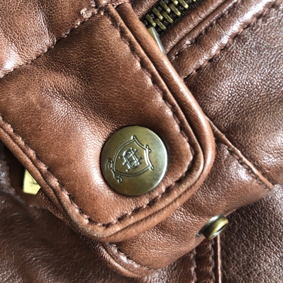 Massimo Dutti Men’s Brown Nappa Leather Jacket - Picture 5 of 8